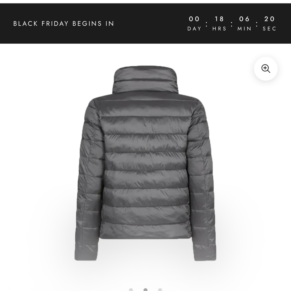 SAVE THE DUCK Women's Quilted Puff Jacket in Dark Brown - Picture 6 of 8
